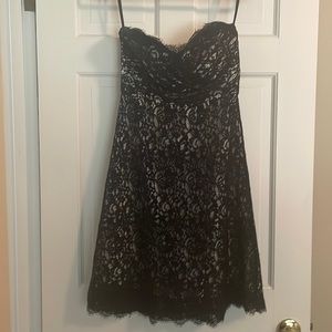 White House Black Market Lace cocktail dress in size 4.